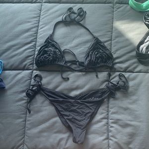 Frankie’s Bikinis Black Matching Set